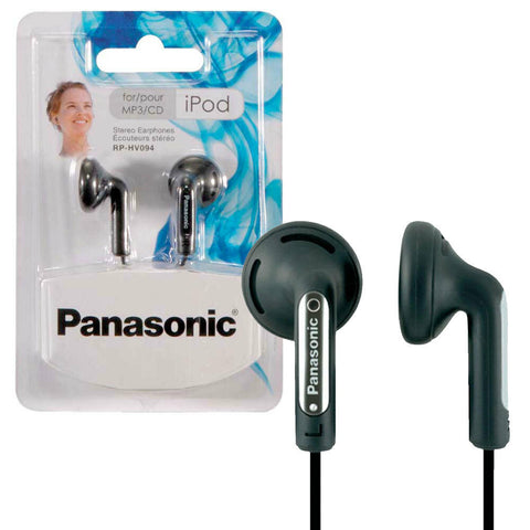 Panasonic høretelefoner | In Ear | 1,2m ledning | Sort