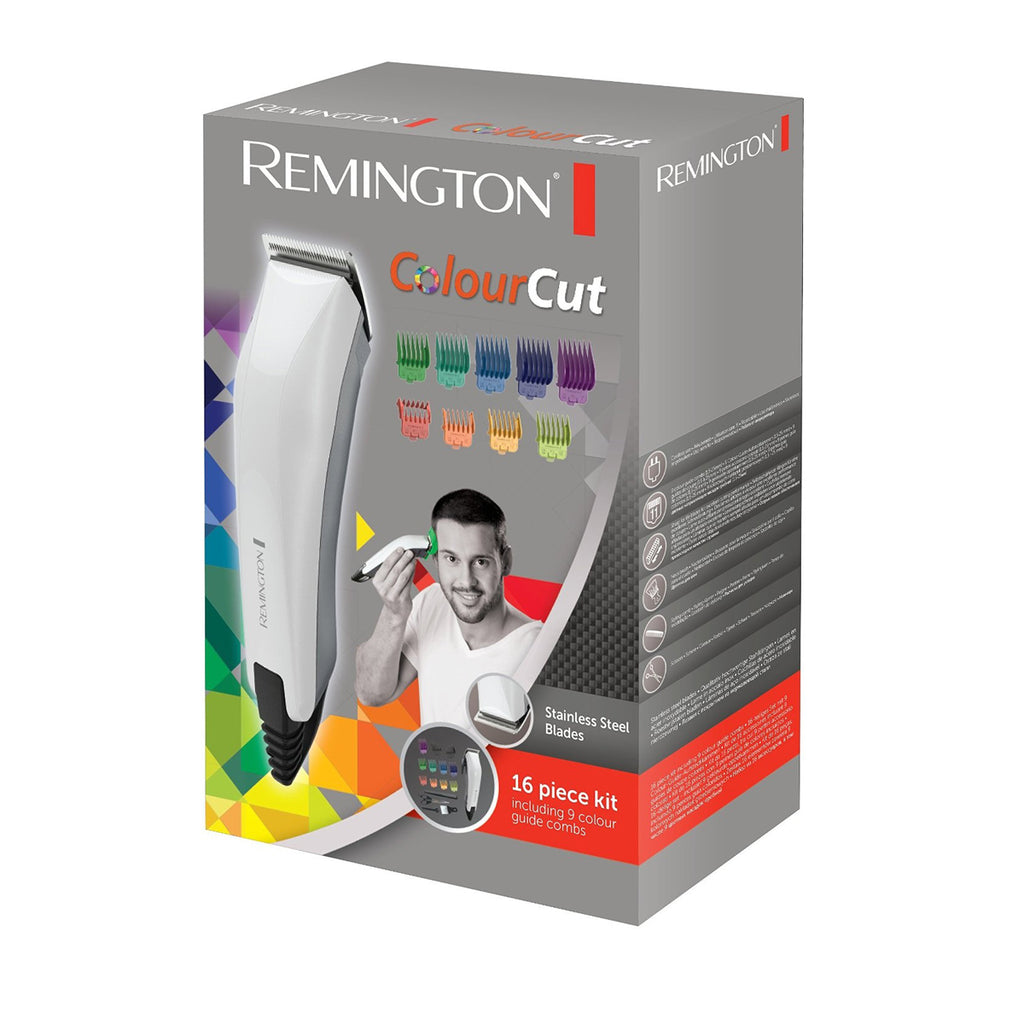 Remington hårklipper | Farveskåret | Med ledning | 16 stk