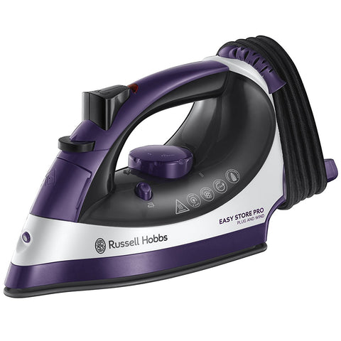 Russell Hobbs Iron | 2400w | Easy Store Pro | Ceramic Sole-Plate
