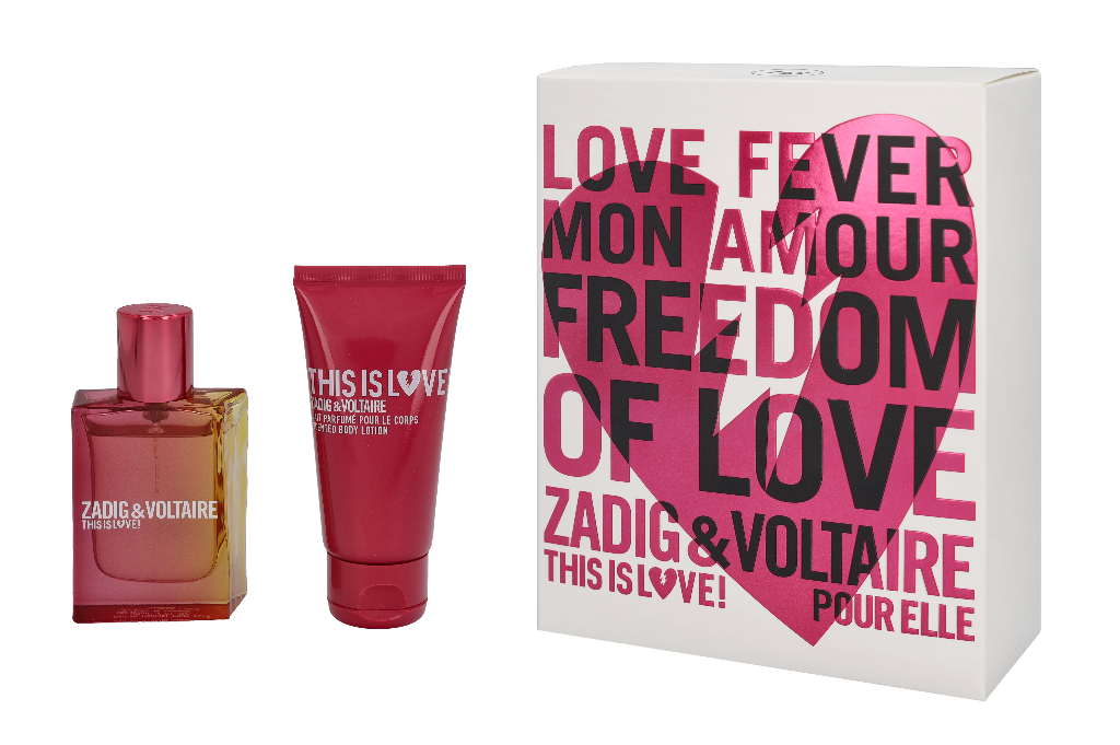 Zadig & Voltaire This Is Love! For Her Giftset 80 ml