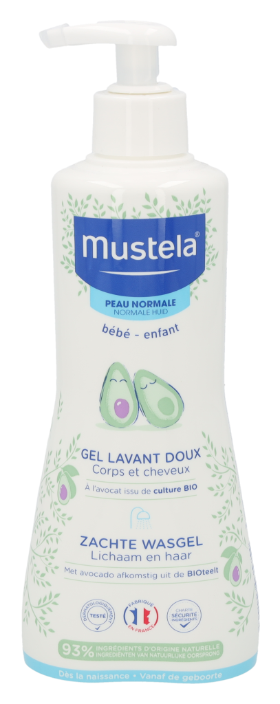 Mustela Gel Limpiador Suave 500 ml