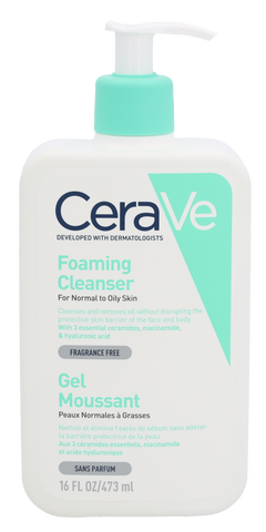 CeraVe Limpiador Espumoso con Bomba 473 ml