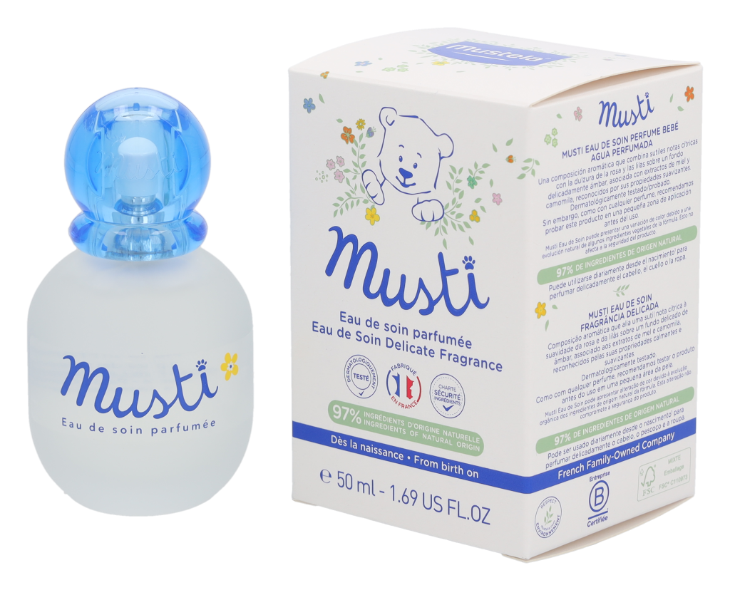 Mustela Musti Eau De Soin Perfume 50 ml
