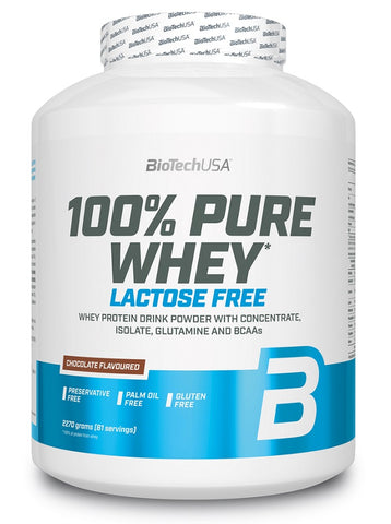 BioTechUSA, 100% Pure Whey Lactose Free, Cookies & Cream - 2270g