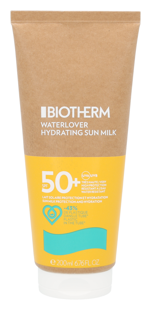 Biotherm Waterlover Leche Solar Hidratante Tubo SPF50+ 200 ml
