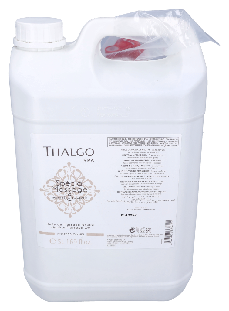 Thalgo Spa Aceite de Masaje Neutro 5 litros