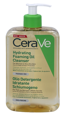 CeraVe Aceite Limpiador Espuma Hidratante 473 ml