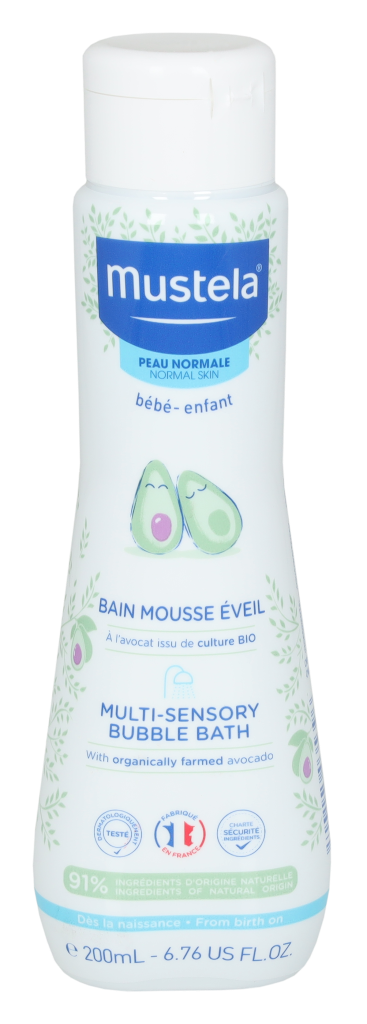 Mustela Baño de Burbujas Multisensorial Piel Normal 200 ml