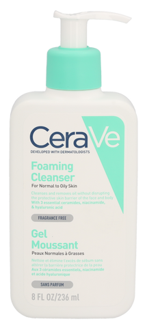 CeraVe Limpiador Espumoso con Bomba 236 ml