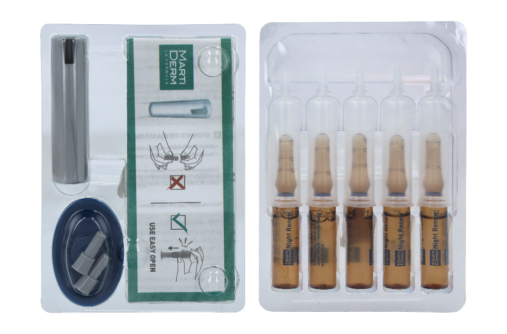 Martiderm Platinum Night Renew Ampouls Ampoules 60 ml