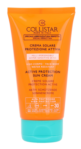 Collistar Active Protection Sun Cream Face-Body SPF30 150 ml