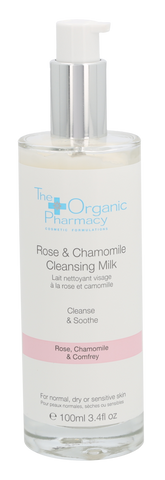 The Organic Pharmacy Rose &amp; Chamomile Cleansing Milk 100 ml