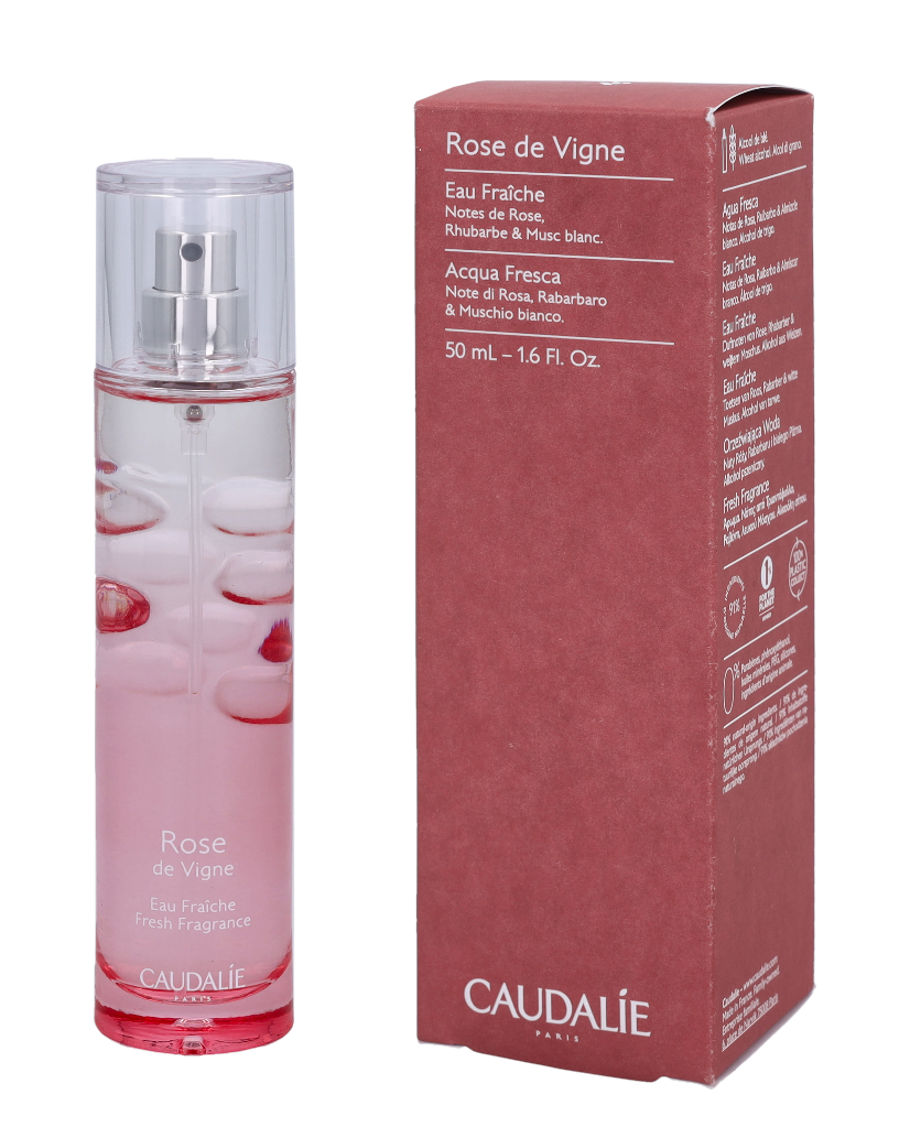 Caudalie Rose De Vigne Eau Fraiche Fresh Fragrance 50 ml