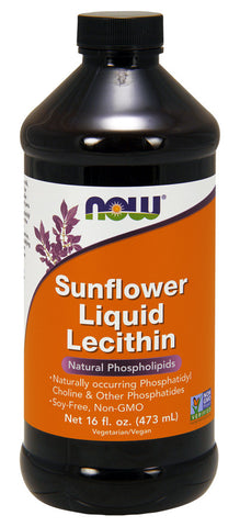NOW Foods, Sunflower Lecithin, Liquid - 473 ml.