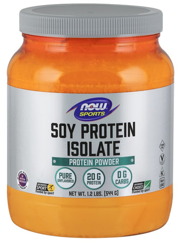 NOW Foods, Soy Protein Isolate, Unflavored - 544g