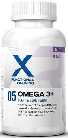 Reflex Nutrition, Omega 3+, X Entrenamiento Funcional - 90 cápsulas