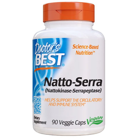 Doctor's Best, Natto-Serra - 90 vcaps