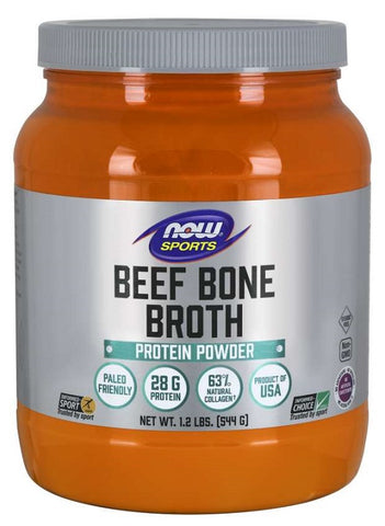 NOW Foods, Bone Broth, Beef Powder - 544g