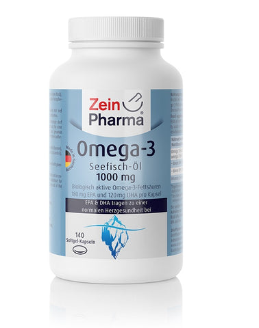 Zein Pharma, Omega-3, 1000mg - 140 kapsler
