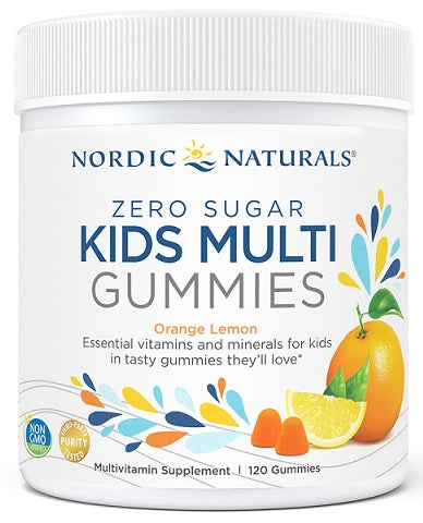 Nordic Naturals, Kids Multi Zero Sugar, Orange Lemon - 120 gummies