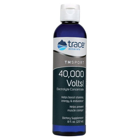 Trace Minerals, 40,000 Volts! Electrolyte Concentrate - 237 ml.