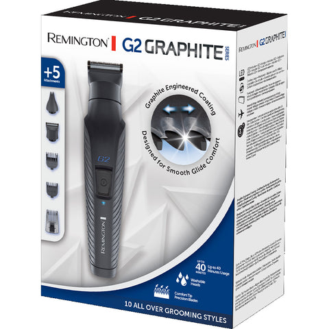 Remington Rechargeable|Grooming Kit| Graphite|5 Attach