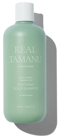 REAL TAMANU COLD PRESS TAMANU OIL SOOTHING SCALP SHAMPOO 400ml