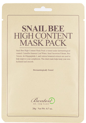 MASCARILLA CARACOL ABEJA ALTO CONTENIDO 20g