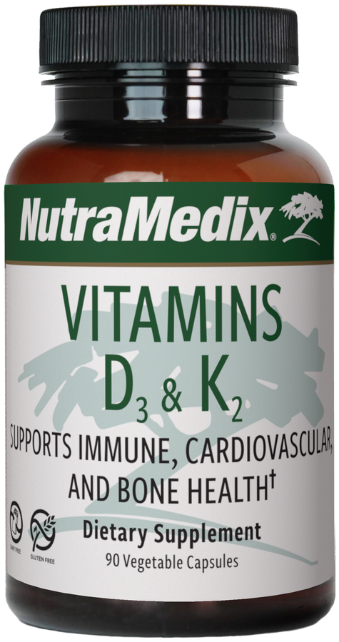 Nutramedix Vitamin D3 &amp; K2·90 kapsler